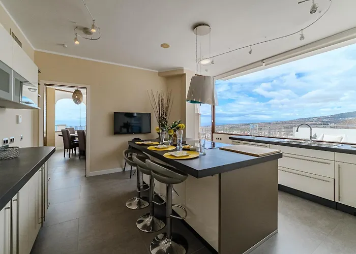 Luxuryvilla Heatedpool Costaadeje Panoramicseaview * 阿德耶